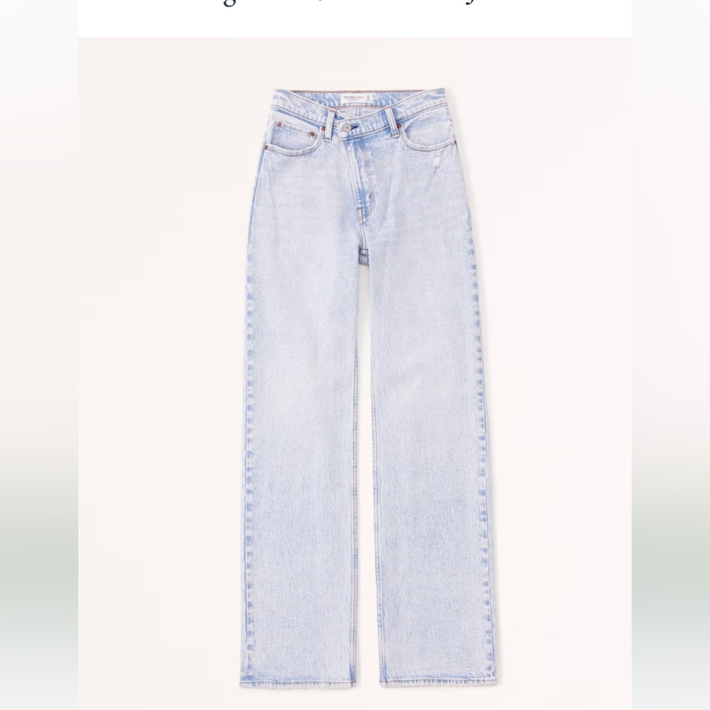 Abercrombie and Fitch 90s straight ultra high rise size 29/8